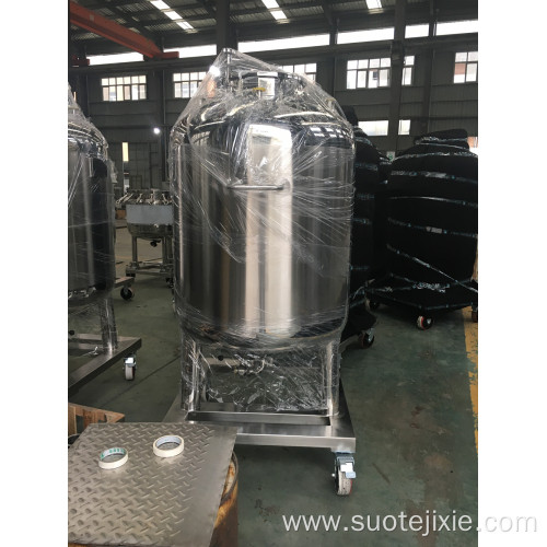 Stainless steel material transfer tank